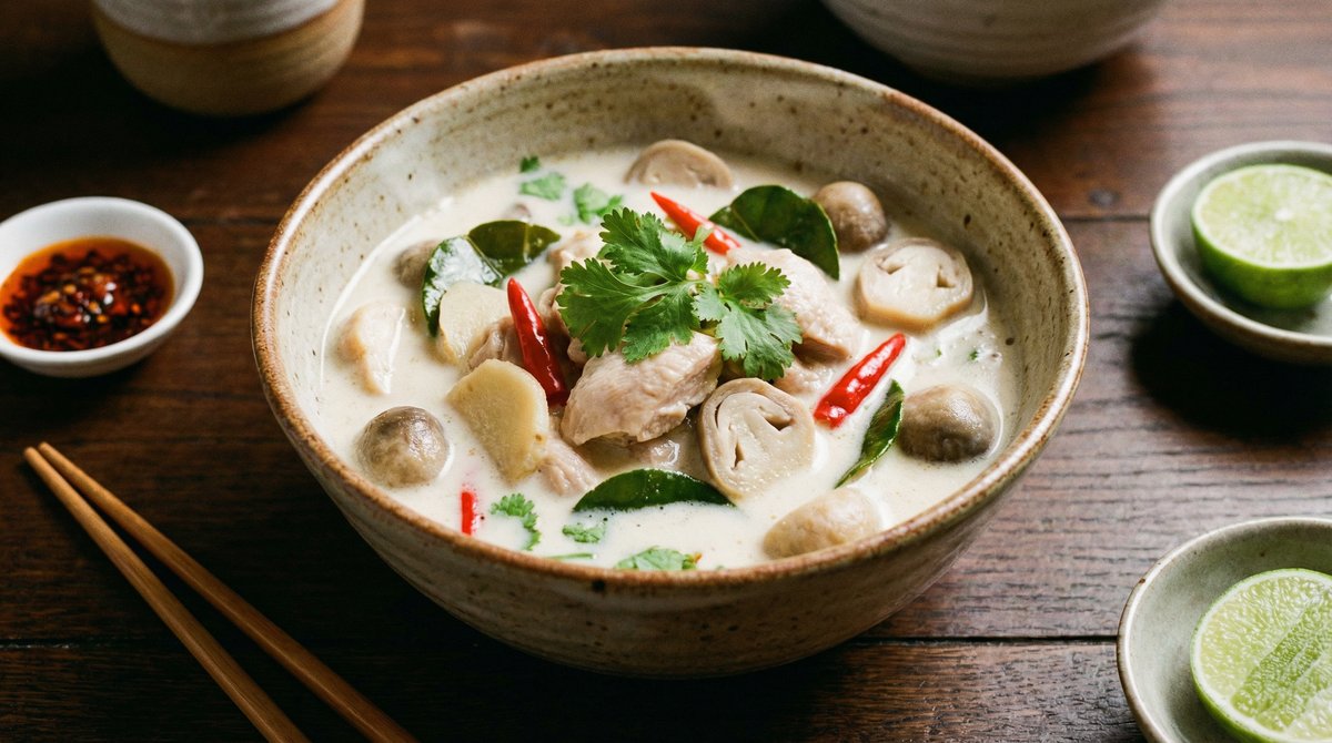 Tom Kha Gai (Thaise Kokossoep)