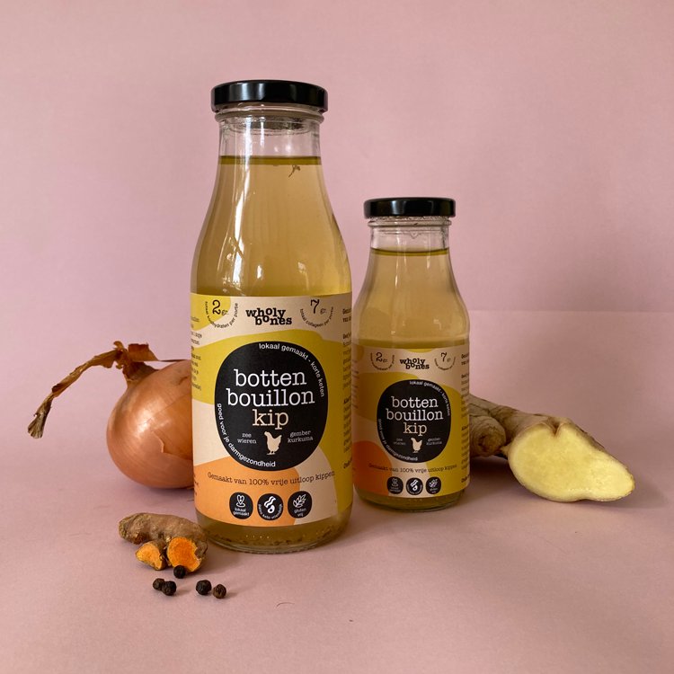 Wholy Bones Bottenbouillon Kip